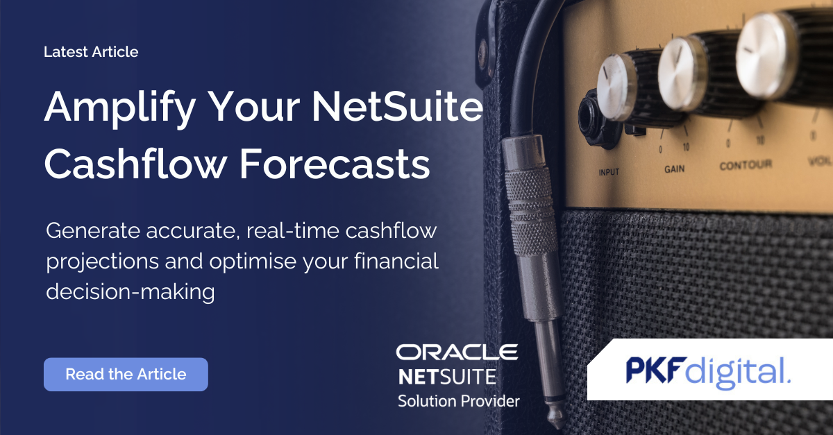 NetSuite Cash Flow Forecasts